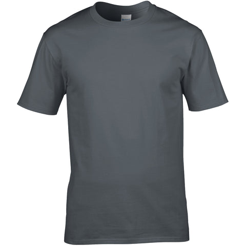 Charcoal Large Cotton T Shirt - choose logo