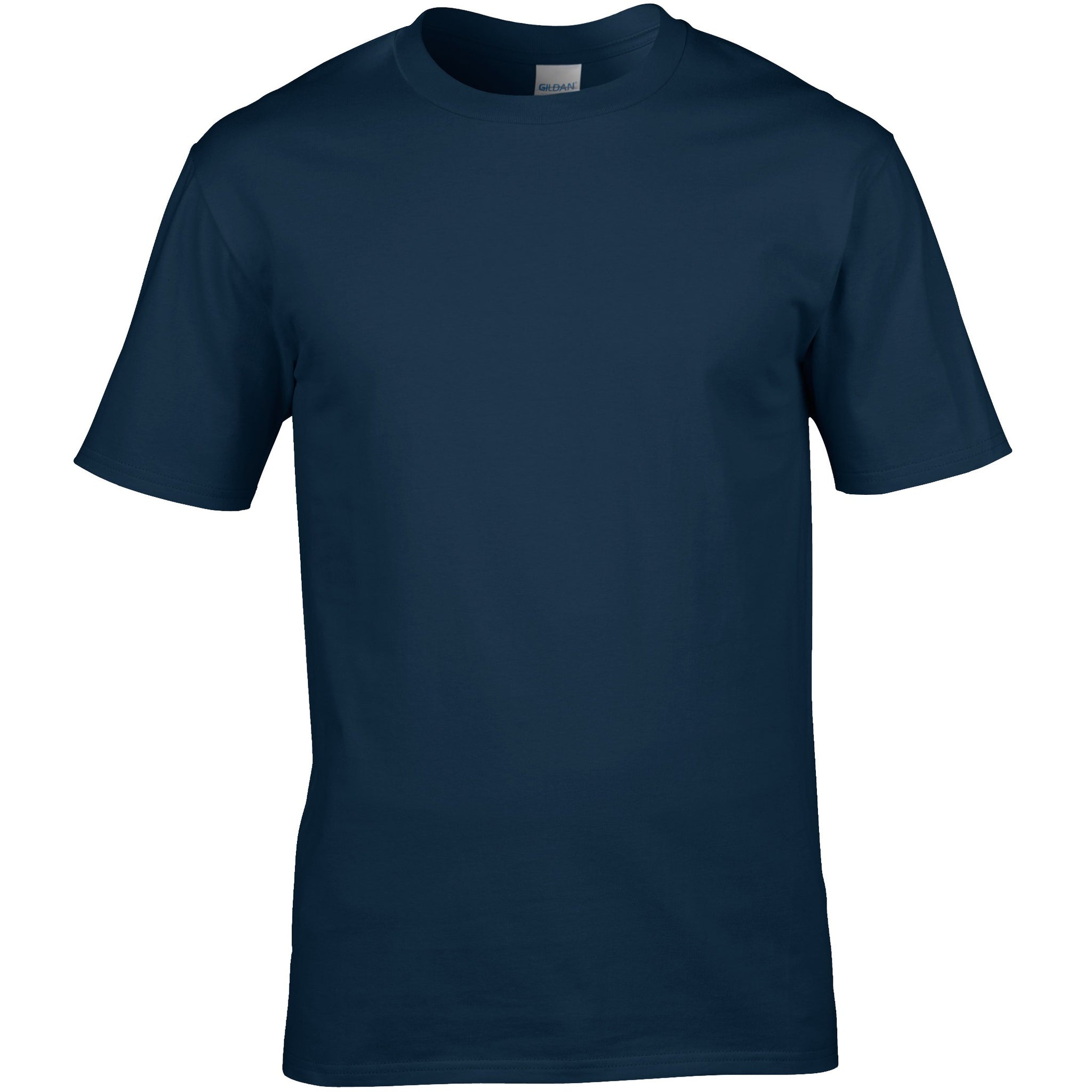 Medium Navy Cotton T shirt - choose logo
