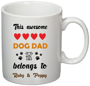 Personalised Dog Dad Mug