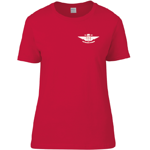 Medium Ladies Red T Shirt