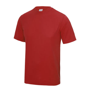 XL Red Unisex Sports T Shirt - choose logo