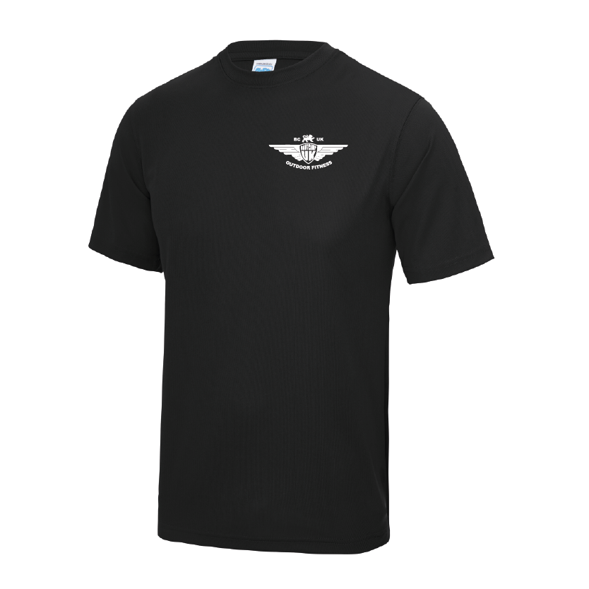 Medium Black Ladies Sport T Shirt