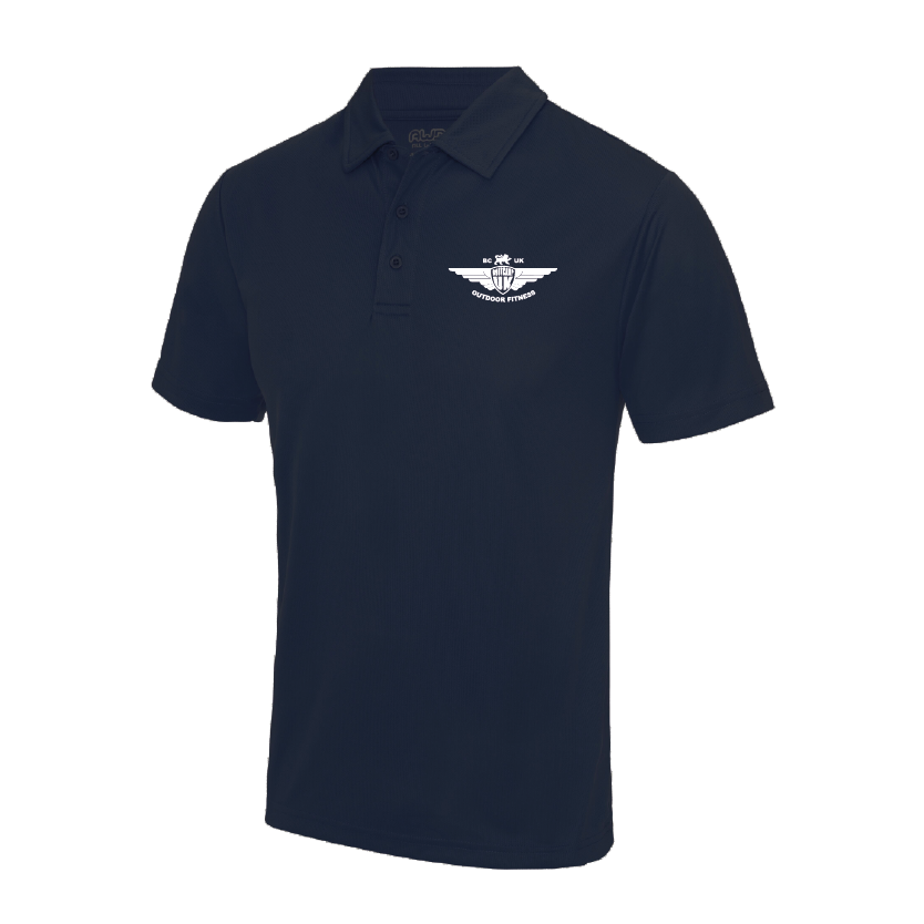 Large Navy Sport Polo Shirt