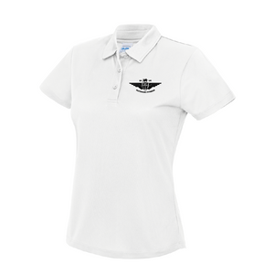 XXL White Ladies Sport Polo Shirt