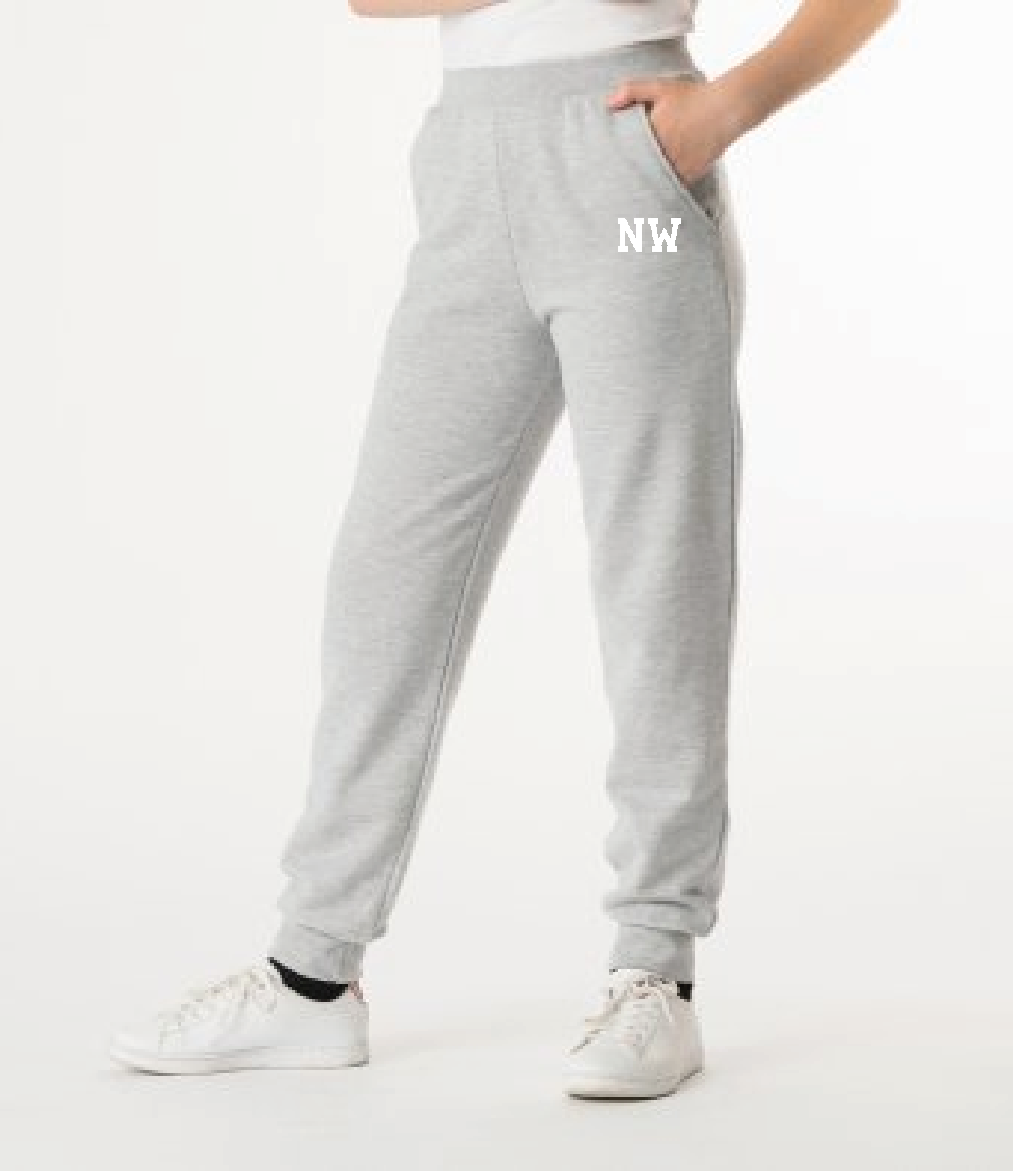 Kids "initialled" tapered joggers