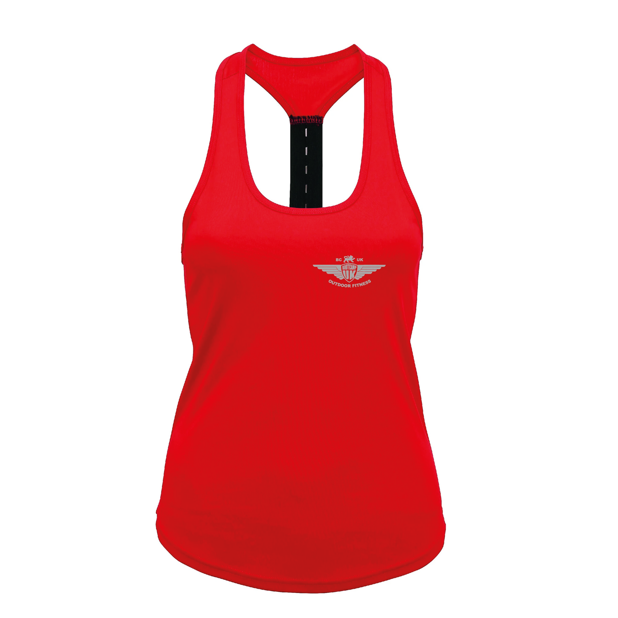 Small Red Ladies Strap back vest